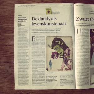 Interview in Trouw: De dandy als levenskunstenaar